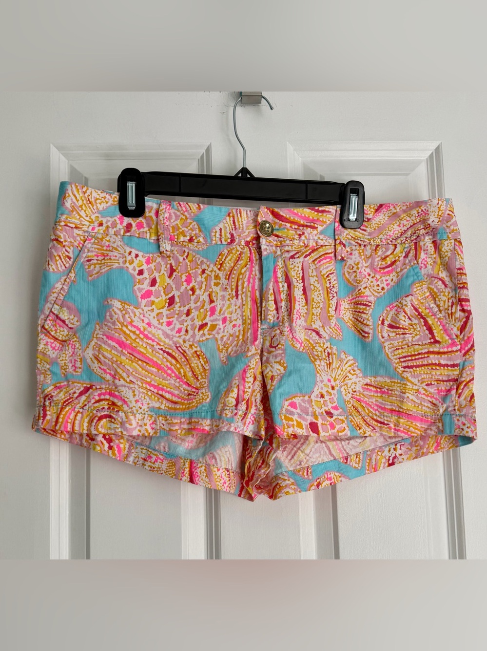 Lilly Pulitzer The Walsh Shorts Tini Bikini Print Size 14 3 1/2” Inseam Preppy